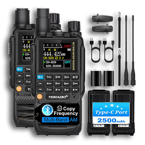 Two-Way Handheld VHF/UHF Radios